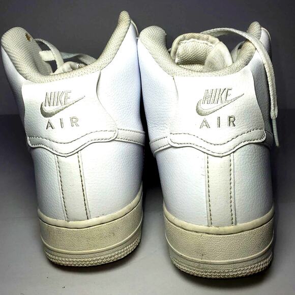 Nike Air Force 1 High Tops White Size 8 - Classic Style & Supreme Comfort! - Picture 8 of 8